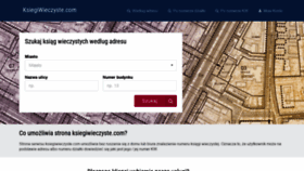 What Elektroniczne-ksiegi-wieczyste.pl website looked like in 2020 (3 years ago)