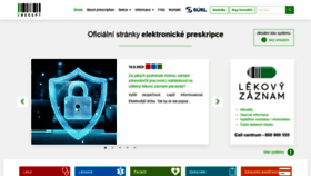 What Epreskripce.cz website looked like in 2020 (3 years ago)