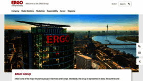 What Ergo.com website looked like in 2020 (3 years ago)