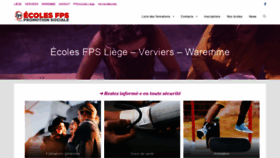 What Ecolesfps.be website looked like in 2020 (3 years ago)