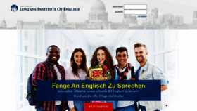 What English-institute.co.uk website looked like in 2020 (3 years ago)
