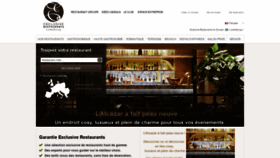 What Exclusive-restaurants.lu website looked like in 2020 (3 years ago)