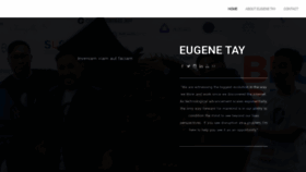What Eugenetay.com website looked like in 2020 (3 years ago)