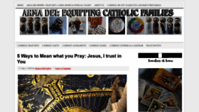 What Equippingcatholicfamilies.com website looked like in 2020 (3 years ago)