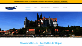 What Elblandmakler.de website looked like in 2020 (3 years ago)