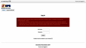 What Elearning.upbatam.ac.id website looked like in 2020 (3 years ago)