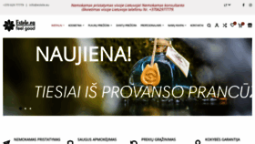 What Estele.eu website looked like in 2020 (3 years ago)