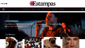 What Estampas.com website looked like in 2020 (3 years ago)