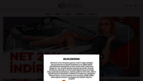 What Etichet.com.tr website looked like in 2020 (3 years ago)