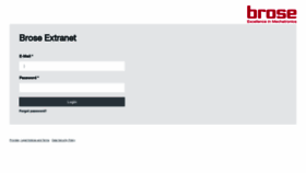 What Extranet.brose.com website looked like in 2020 (5 years ago)