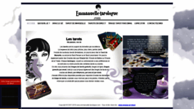 What Emmanuelle-tarologue.com website looked like in 2020 (5 years ago)