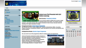 What Elearning.ulk.ac.rw website looked like in 2020 (3 years ago)