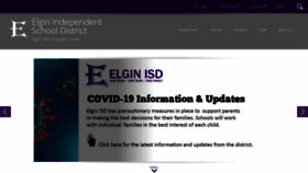 What Elginisd.net website looked like in 2020 (3 years ago)