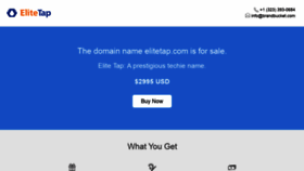 What Elitetap.com website looked like in 2020 (3 years ago)