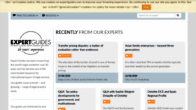 What Expertguides.com website looked like in 2020 (3 years ago)