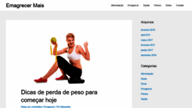 What Emagrecermais.com.br website looked like in 2020 (3 years ago)