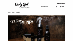 What Earlygirlcreations.com website looked like in 2020 (3 years ago)