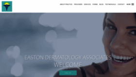 What Eastondermatology.com website looked like in 2020 (3 years ago)