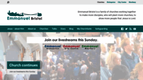 What Emmanuelbristol.org.uk website looked like in 2020 (5 years ago)