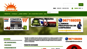 What Elalmacensolar.es website looked like in 2020 (3 years ago)