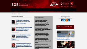 What Ege.fr website looked like in 2020 (3 years ago)
