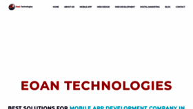 What Eoantechnologies.com website looked like in 2020 (3 years ago)