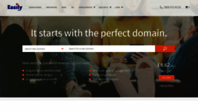 What Easily.co.uk website looked like in 2020 (5 years ago)