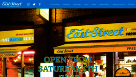 What Eaststreetrestaurant.com website looked like in 2020 (3 years ago)