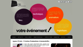 What Evenis.fr website looked like in 2020 (3 years ago)