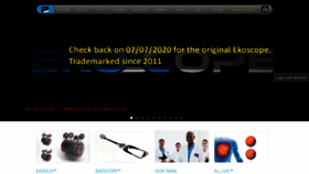 What Ekoscope.com website looked like in 2020 (3 years ago)