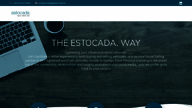 What Estocada.be website looked like in 2020 (3 years ago)