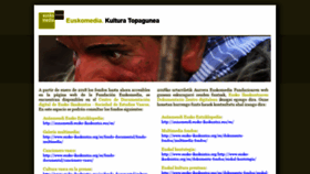 What Euskomedia.org website looked like in 2020 (5 years ago)