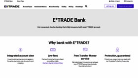 What Etradebank.com website looked like in 2020 (3 years ago)