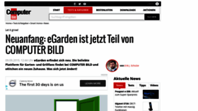 What Egarden.de website looked like in 2020 (3 years ago)