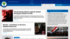What Euromedrights.org website looked like in 2020 (3 years ago)