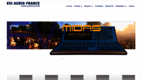 What Eviaudio.fr website looked like in 2020 (5 years ago)