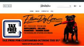 What Extremedoggear.com website looked like in 2020 (3 years ago)
