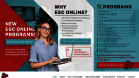 What Esc-toronto.com website looked like in 2020 (3 years ago)