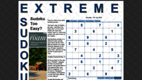 What Extremesudoku.info website looked like in 2020 (3 years ago)
