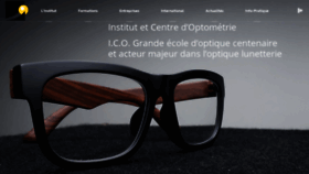 What Ecole-optometrie.com website looked like in 2020 (3 years ago)