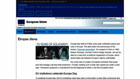 What Europeday.europa.eu website looked like in 2020 (3 years ago)