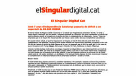 What Elsingulardigital.cat website looked like in 2020 (3 years ago)