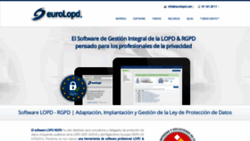 What Eurolopd.com website looked like in 2020 (3 years ago)
