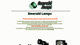 What Emeraldlamps.com website looked like in 2020 (3 years ago)