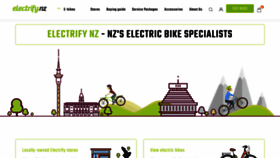 What Electrify.nz website looked like in 2020 (3 years ago)