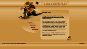 What E-workers.de website looked like in 2020 (3 years ago)