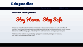 What Edugoodies.com website looked like in 2020 (3 years ago)