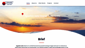 What Egyptsolar.net website looked like in 2020 (3 years ago)