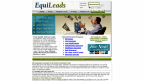 What Equileads.com website looked like in 2020 (3 years ago)