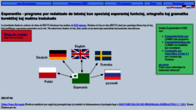 What Esperantilo.org website looked like in 2020 (3 years ago)